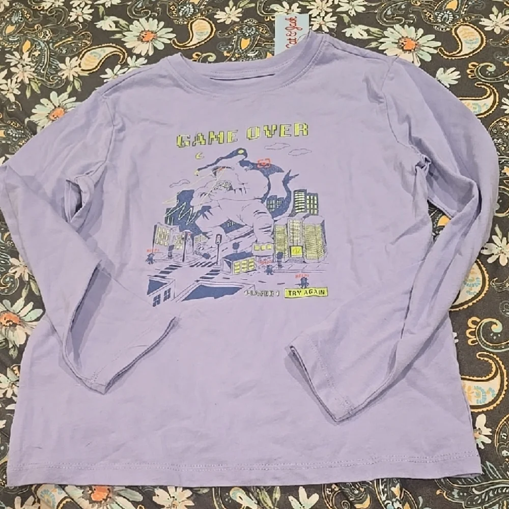 ❤️10/$40 New Shark Purple Long Sleeve Kids Shirt